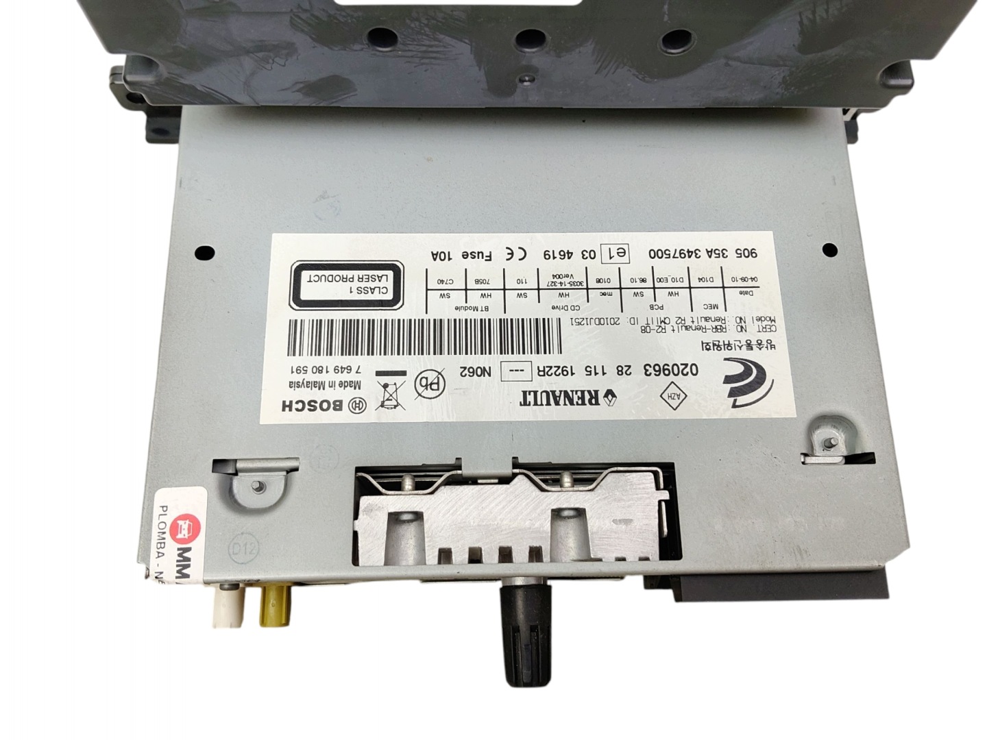 RADIO Navigation GPS Unite commande clima RENAULT KOLEOS et 281151922R