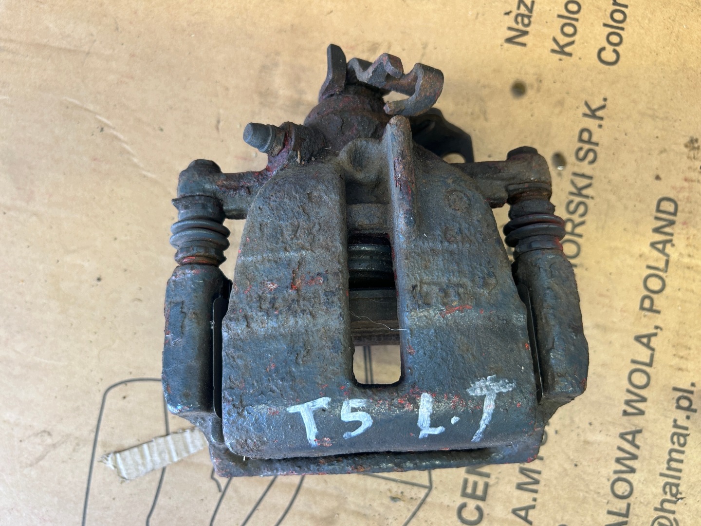 VW TRANSPORTER CARAVELLE T5 caliper brake left rear part