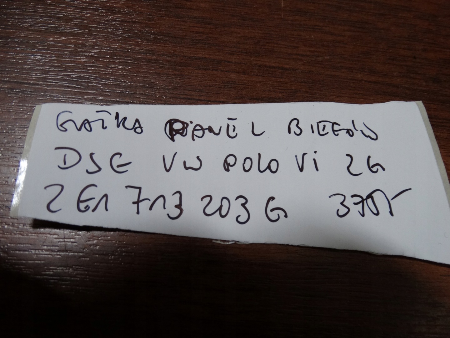 IDEAL hlavice PANEL RÁM převodů DSG VW POLO VI 2G 1