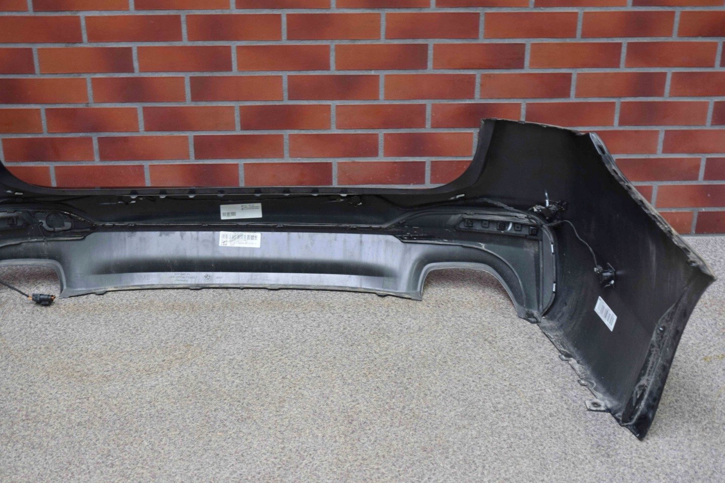 bumper rear part rear BMW 5 G31 m-packet sensors