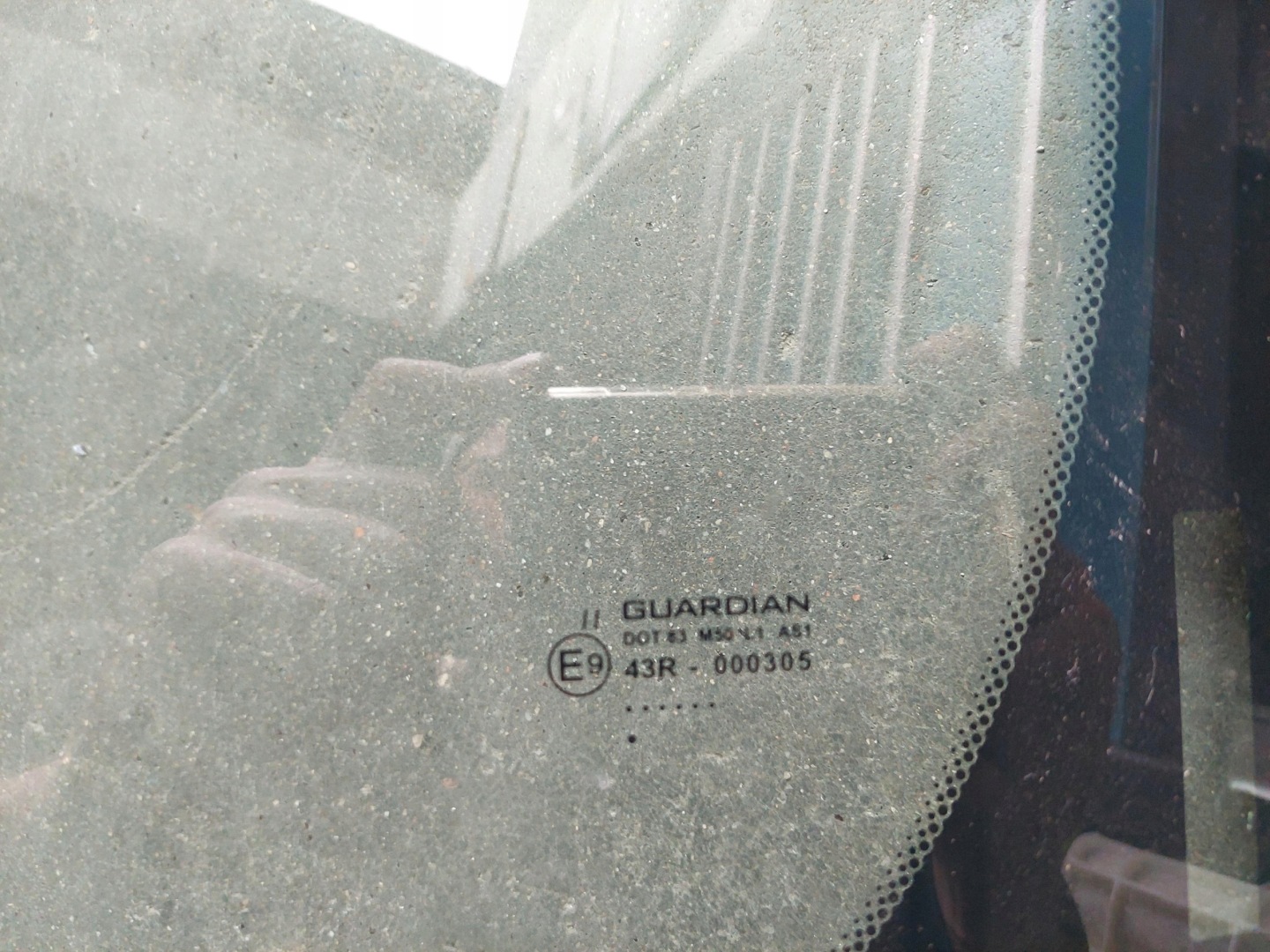 window iron front front MINI COUNTRYMAN R60