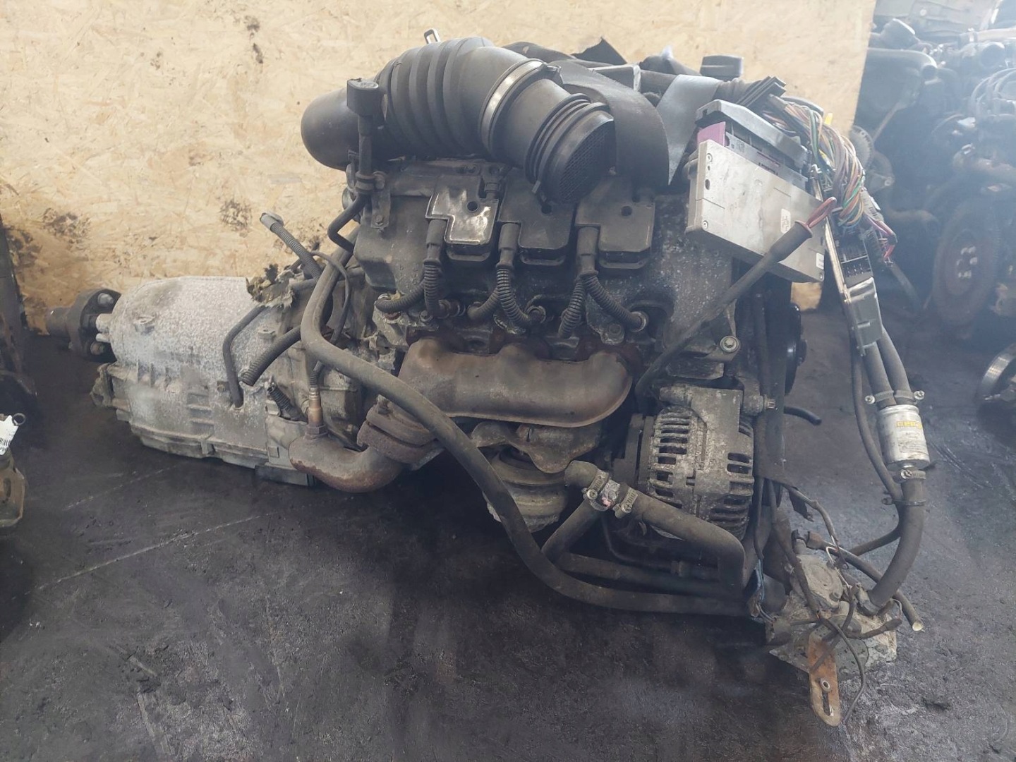 engine petrol complete + gearbox MERCEDES W210 E240 112914 722696
