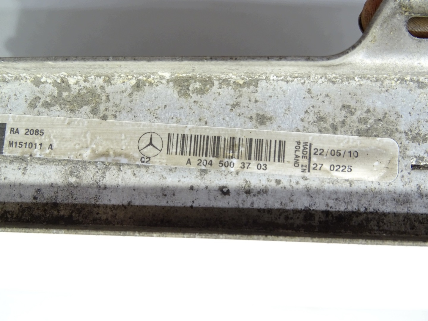 water cooler MERCEDES W204 2.2 A2045003703