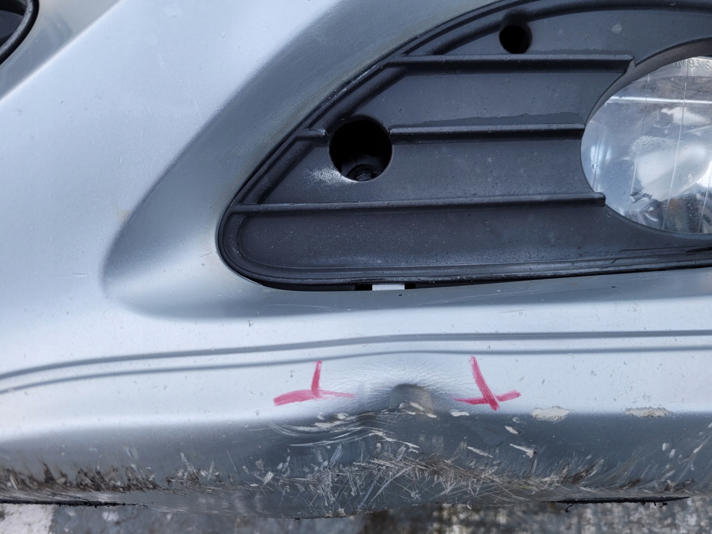 Mercedes C klasa 203 Sport Coupe front bumper front