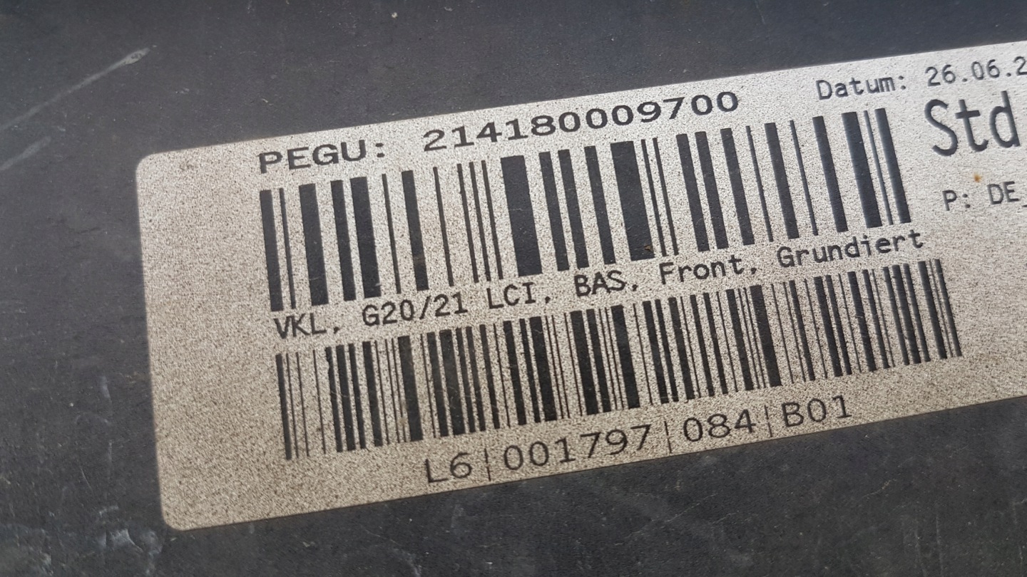 frontstoßstange BMW G20 G21 LCI