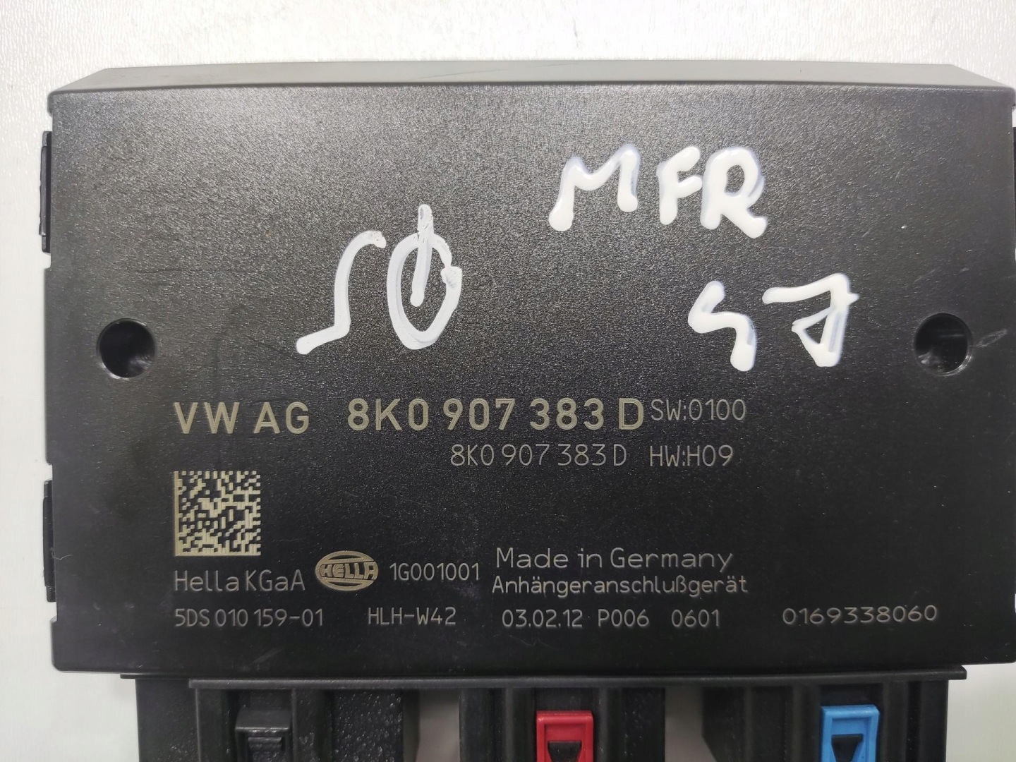 modulo Centralina HAKA HOLOWNICZEGO AUDI Q5 e 8R 2008-2012 8K0907383D