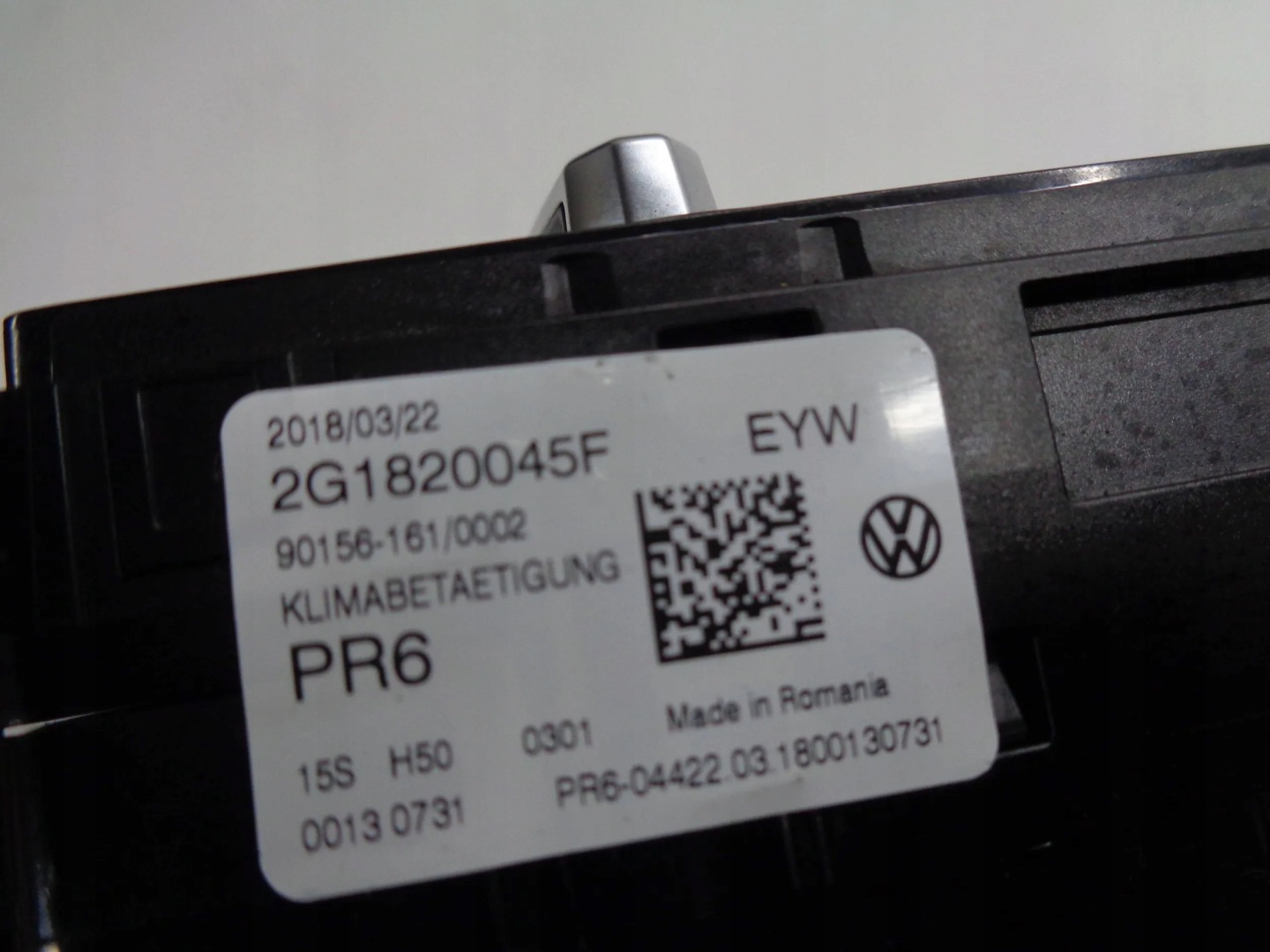 VW POLO VI 2G 17r> PANEL Bedienteil klimaanlage 2G1820045F