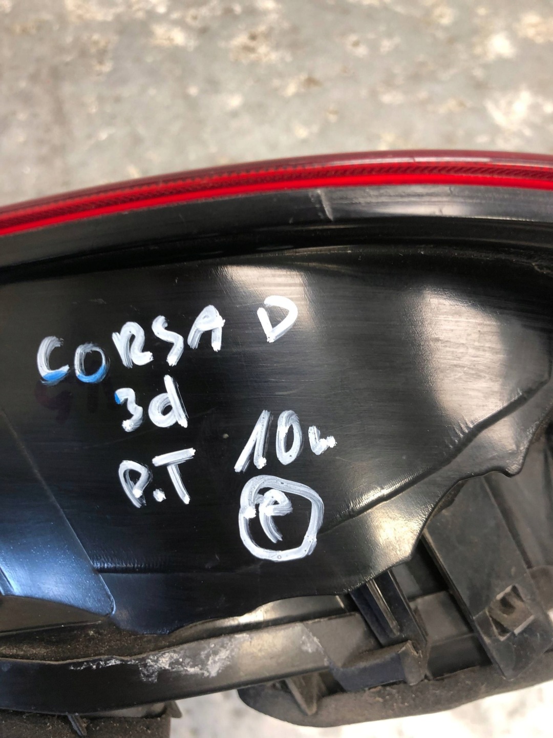 light right rear part OPEL CORSA D 3D 13242812