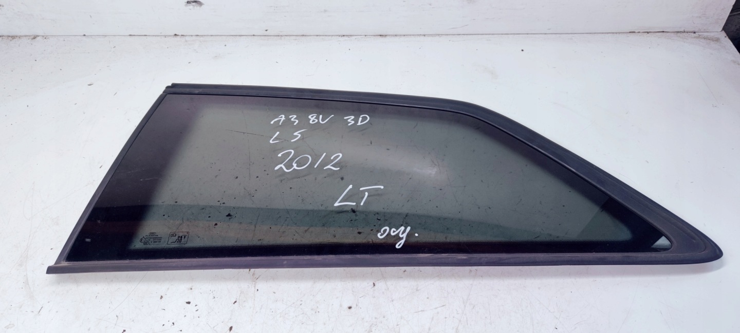window bodywork AUDI A3 8V 3-door left rear part 2012 R original !!!
