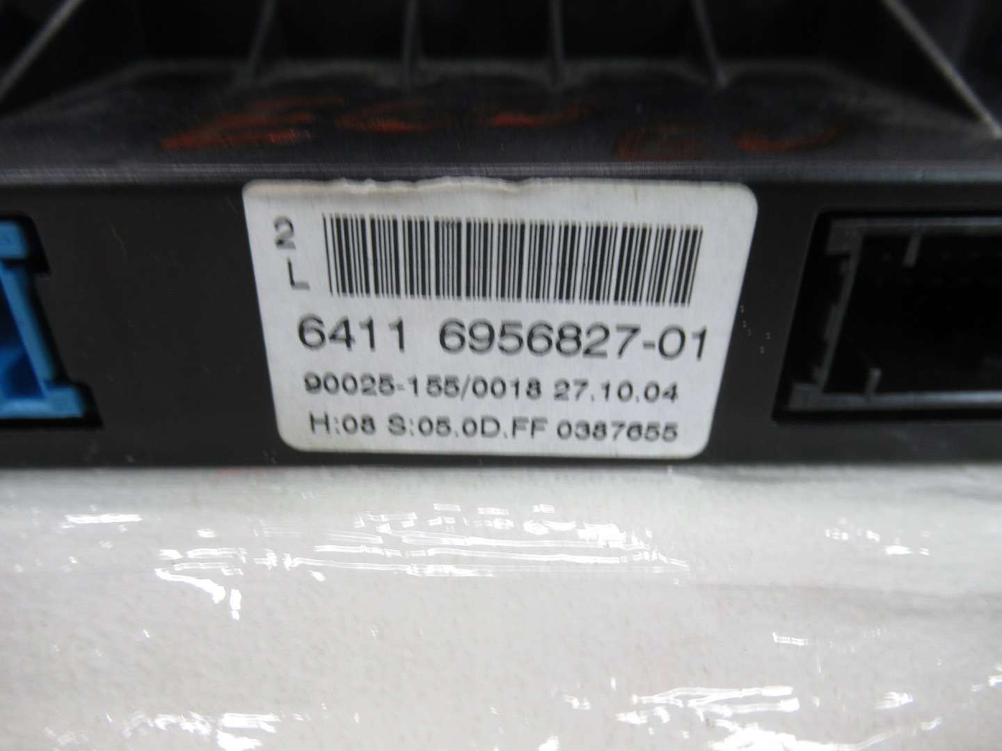 Panel Schalter des lüfters klimaanlage BMW E60 E61 E63 E64 klimatronic