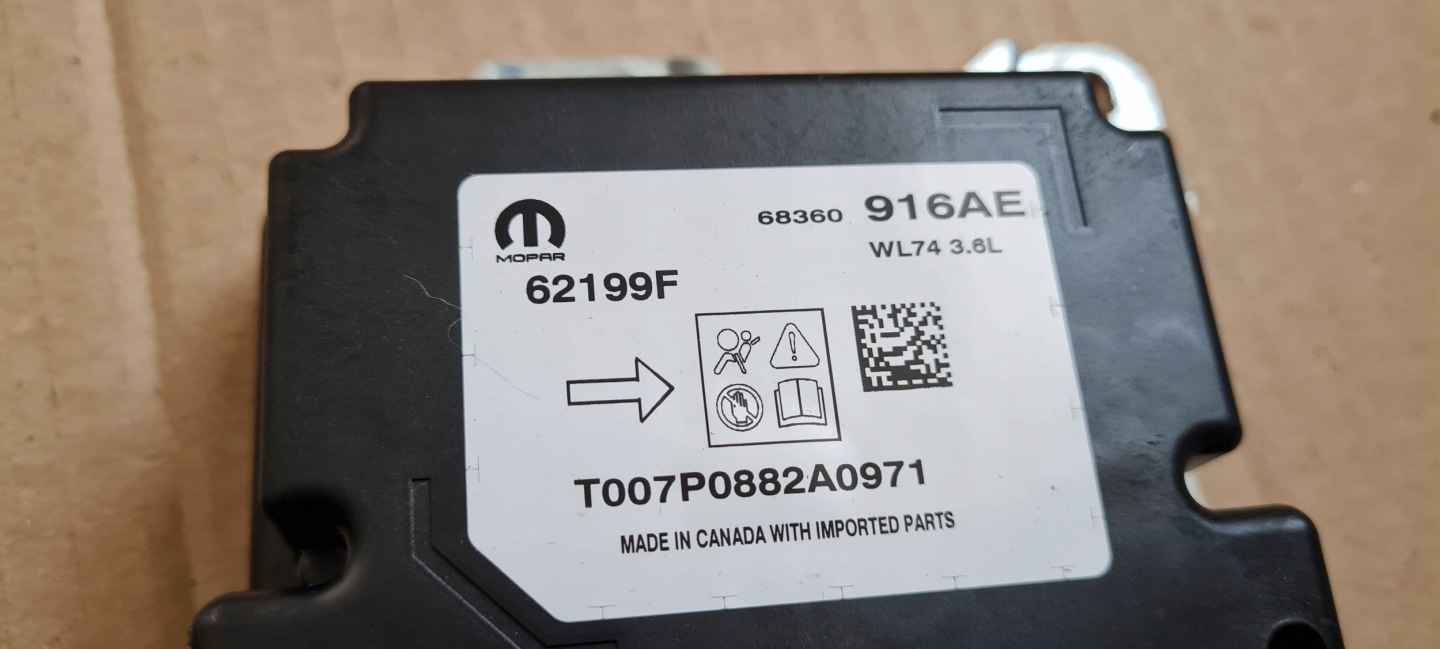 Jeep Grand Cherokee WL 2022 module control unit airbag SENSOR 68360916AE