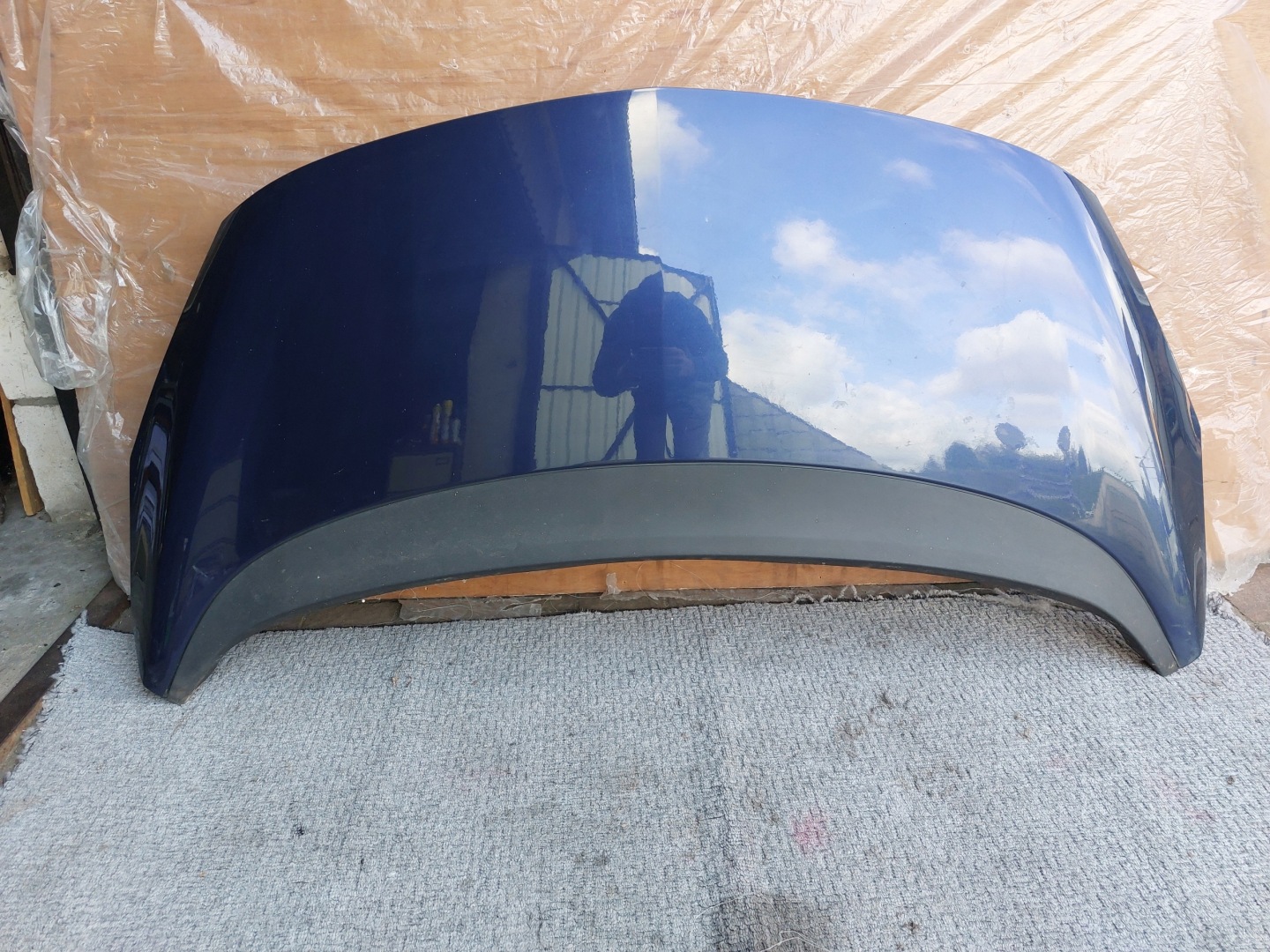 bonnet OPEL MERIVA II B blue