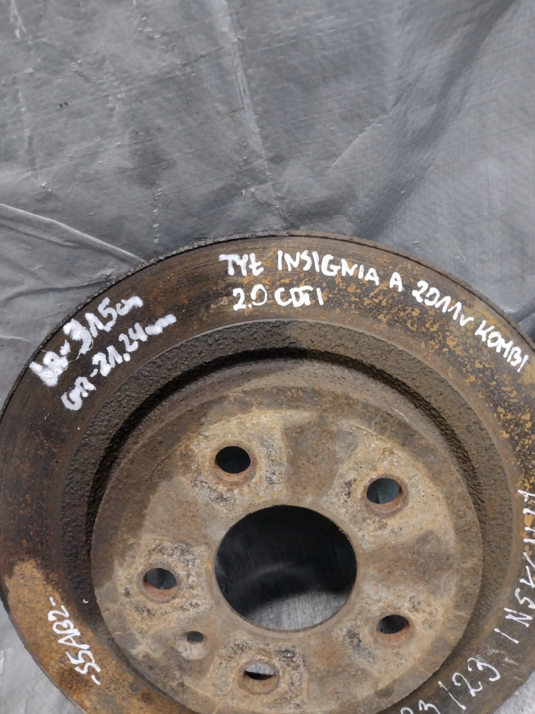 discs brake rear. Opel Insignia A kombi 2,0 CDTI