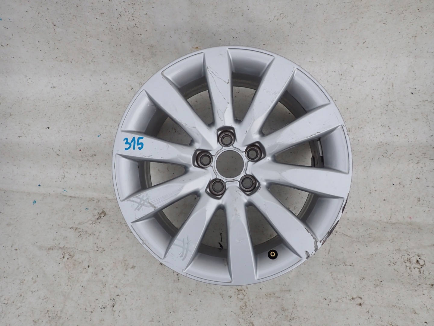 AUDI A1 disk 7Jx16 16" ET34 8X0601025G