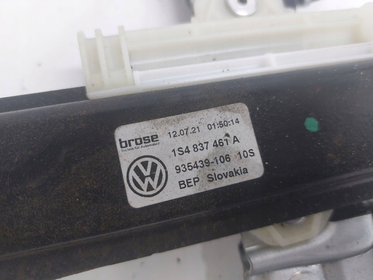 VW CITIGO VW UP MII mechanism windows electrical left front 1S4837461A