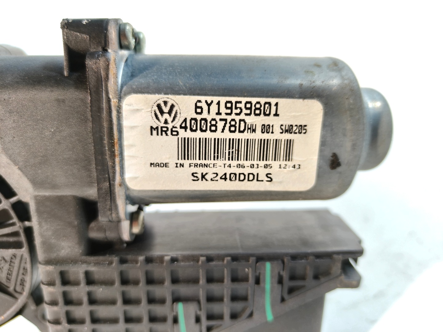 engine mini motor windows left front OE 6Y1959801 Skoda Fabia and 1 99-08