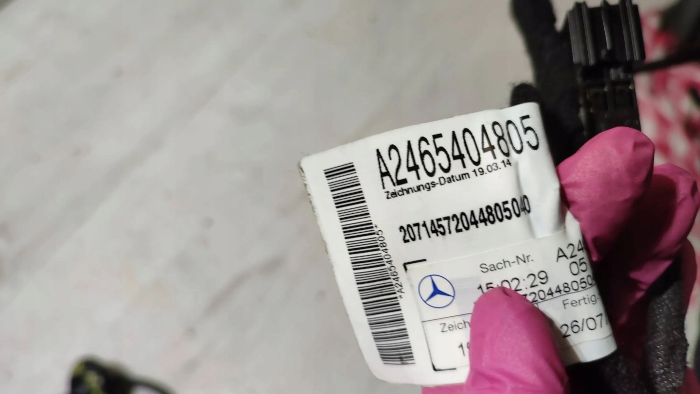 Mercedes-Benz A W176 2017 front right bundle przewodow door