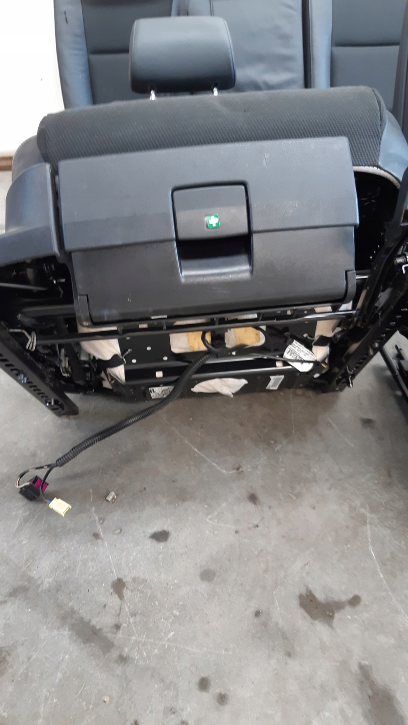 Sitze Halbleder s-line grzane + Seiten kpl Audi A3 8P LIFT