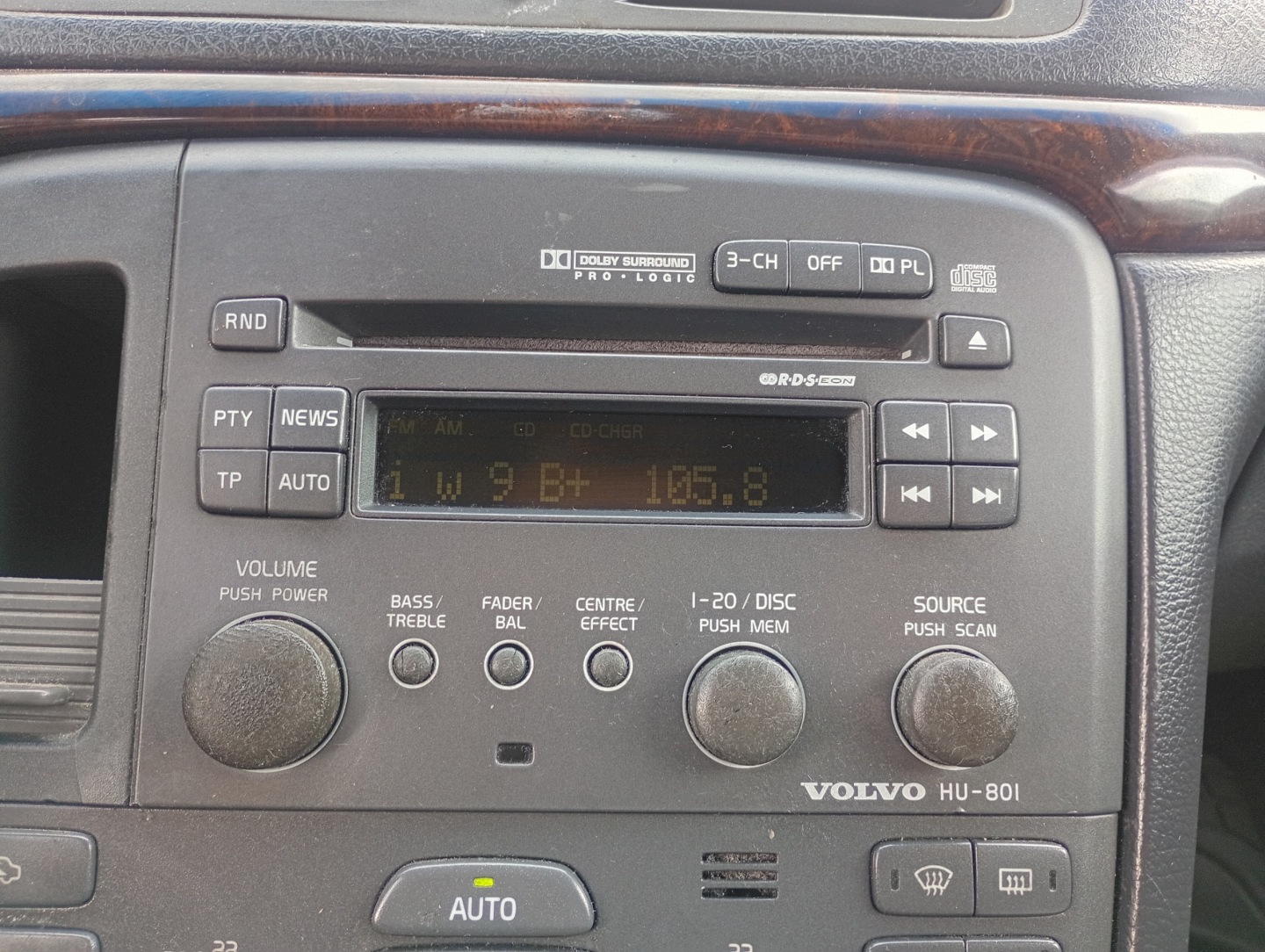 RADIO original CD fehlt code VOLVO S80 1 und 98-06