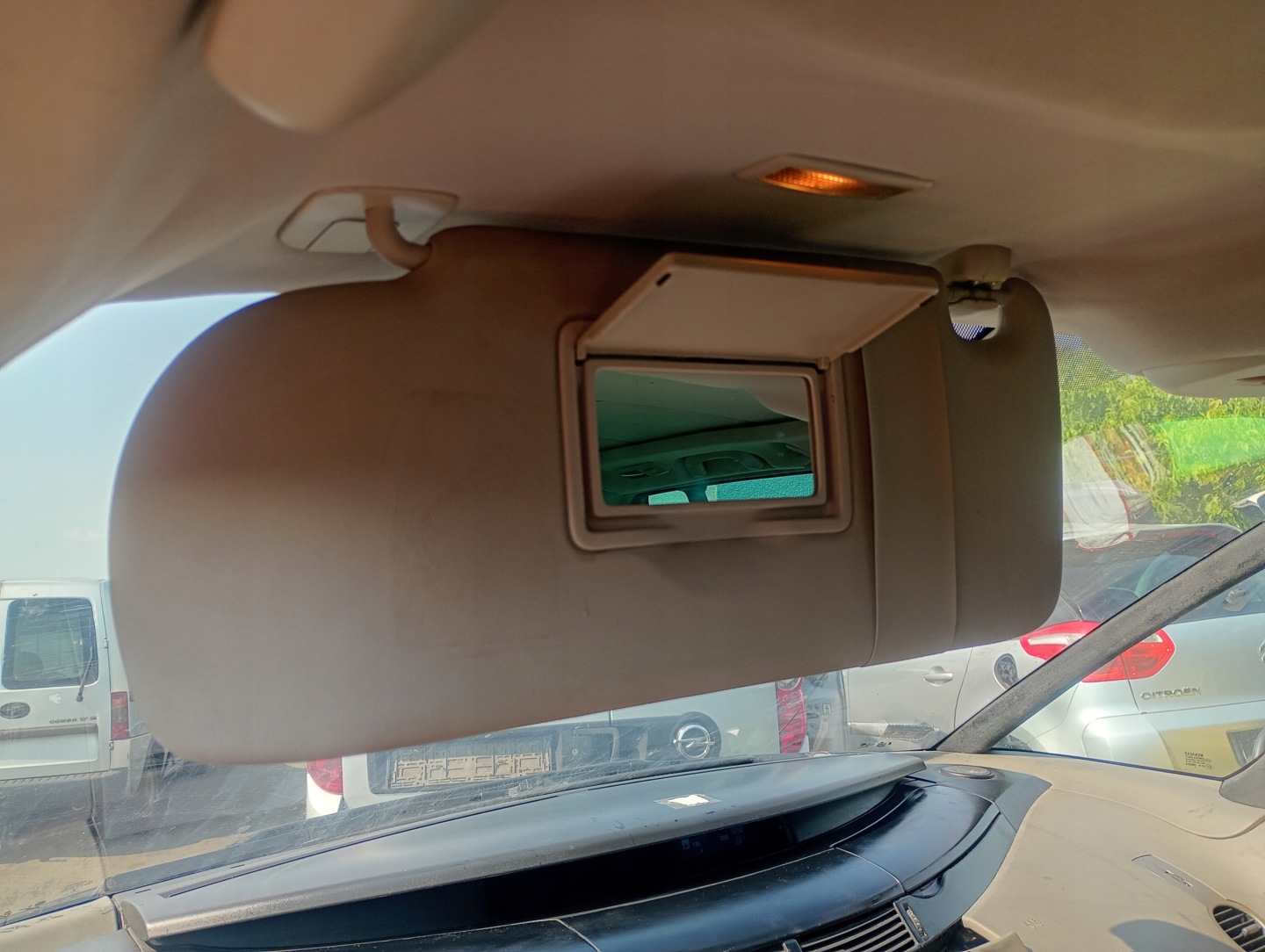 visor cover PRZECIWSLONECZNA left driver´s Renault Espace IV 4 03-12