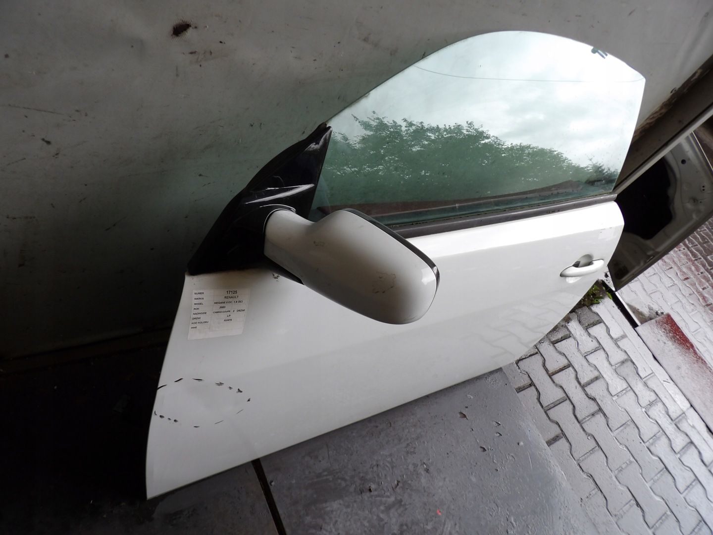 Renault Megane II CC door front left coupe lak. NV676