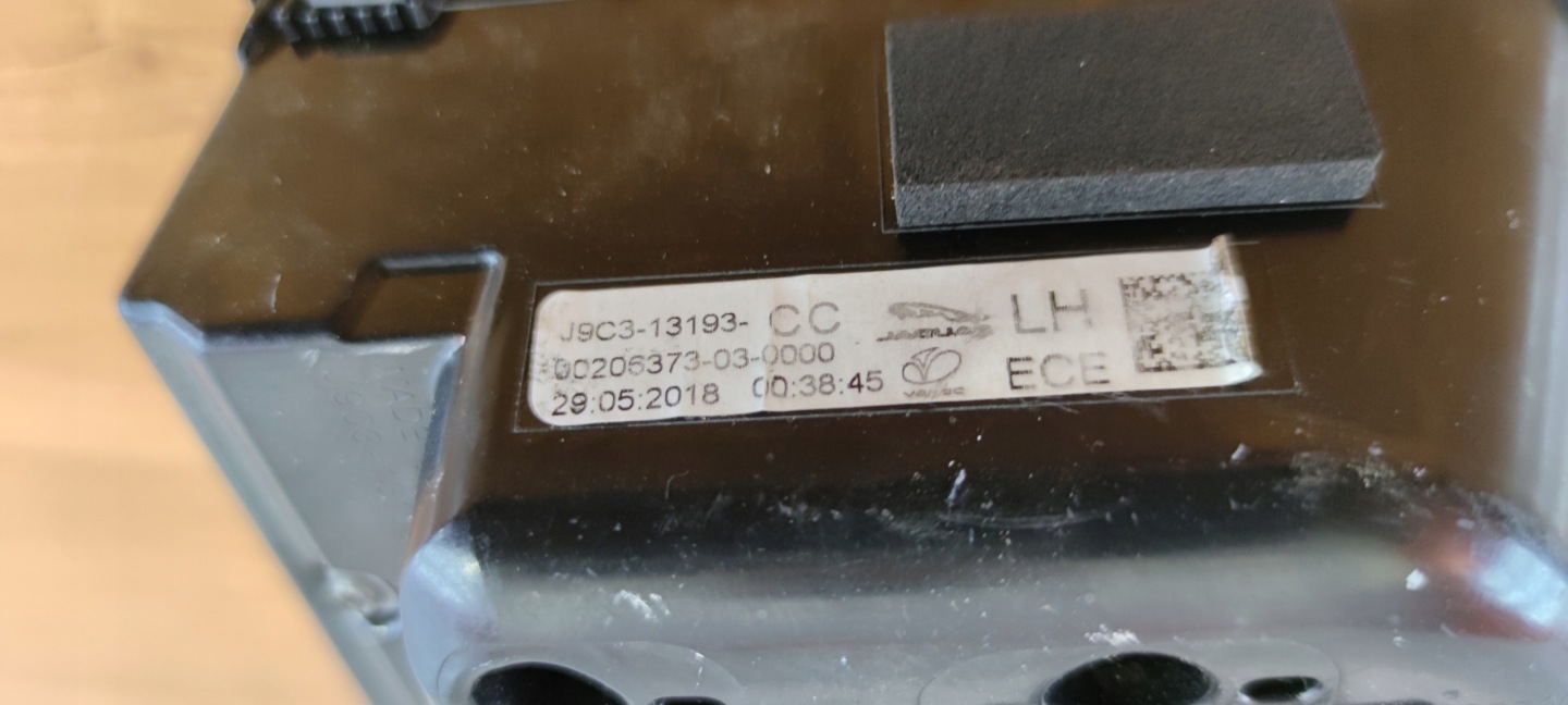 JAGUAR E-PACE left light rear part rear LEDOWA bonnet