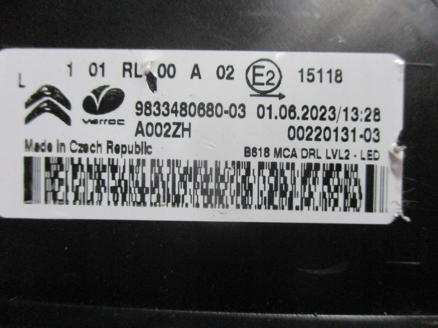 light front CITROEN C3 III 23R right