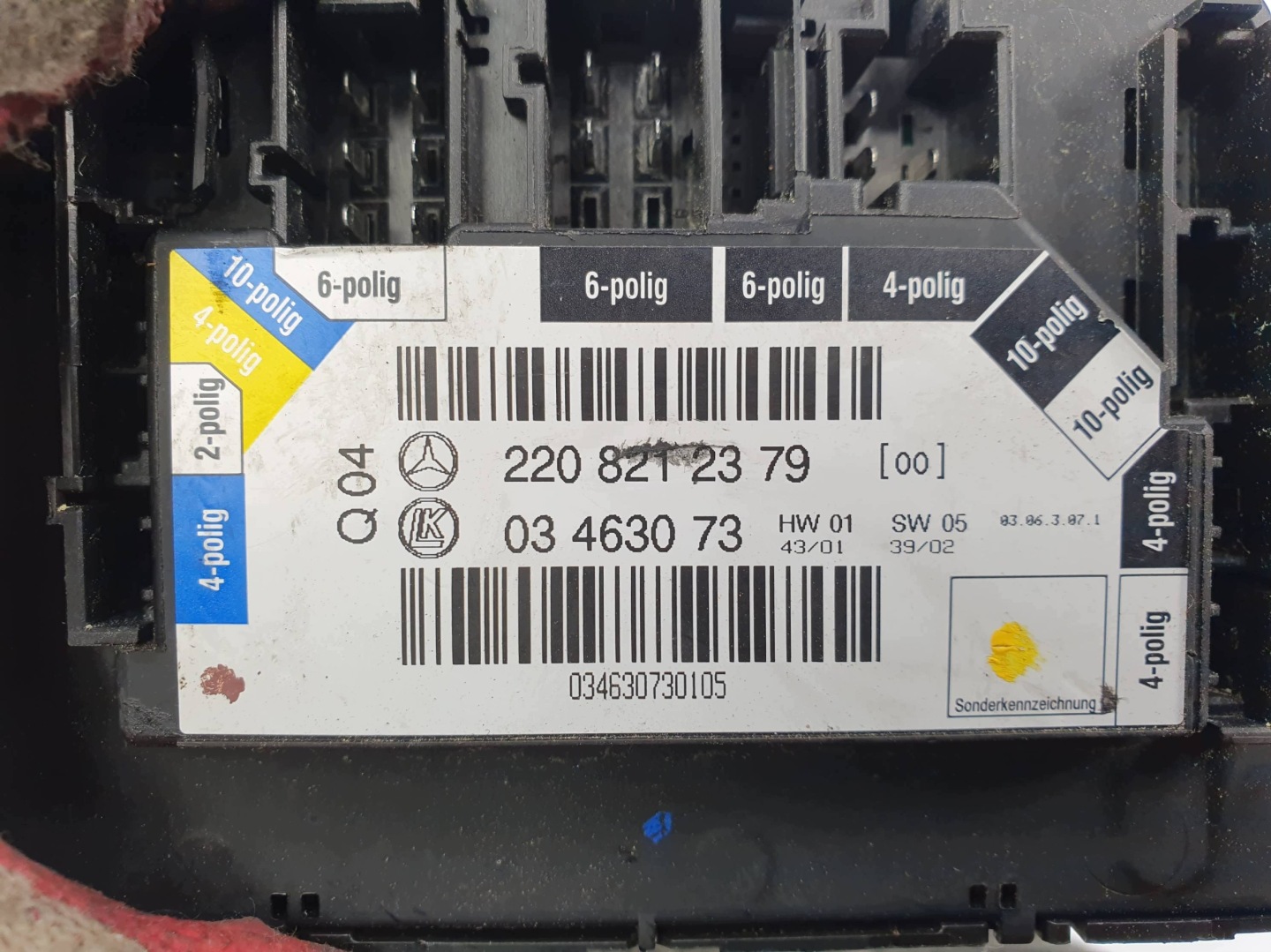 module control unit 8208212379 MERCEDES W 220 LIFT