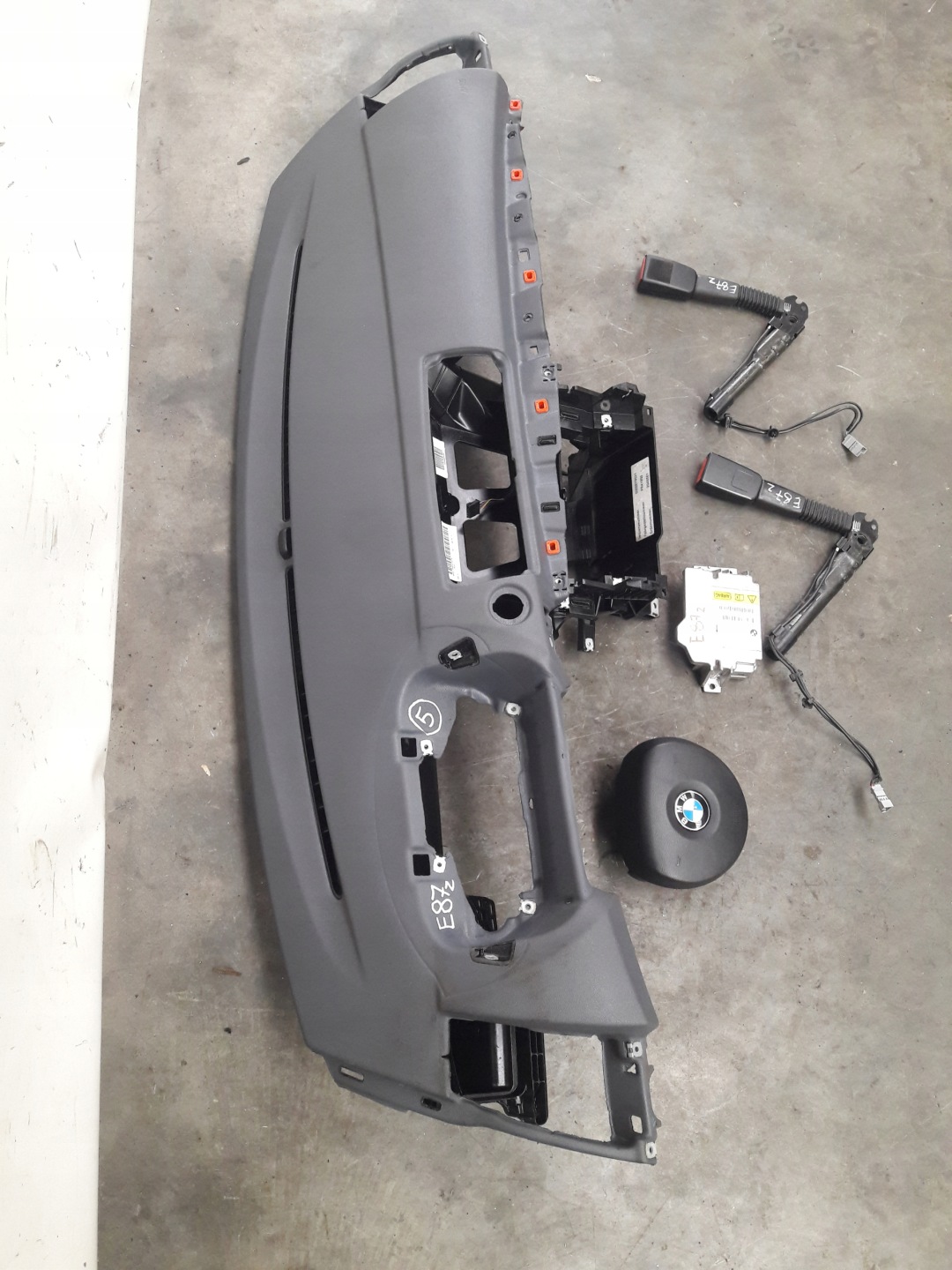 dashboard console adjusters airbags sensor BMW E87