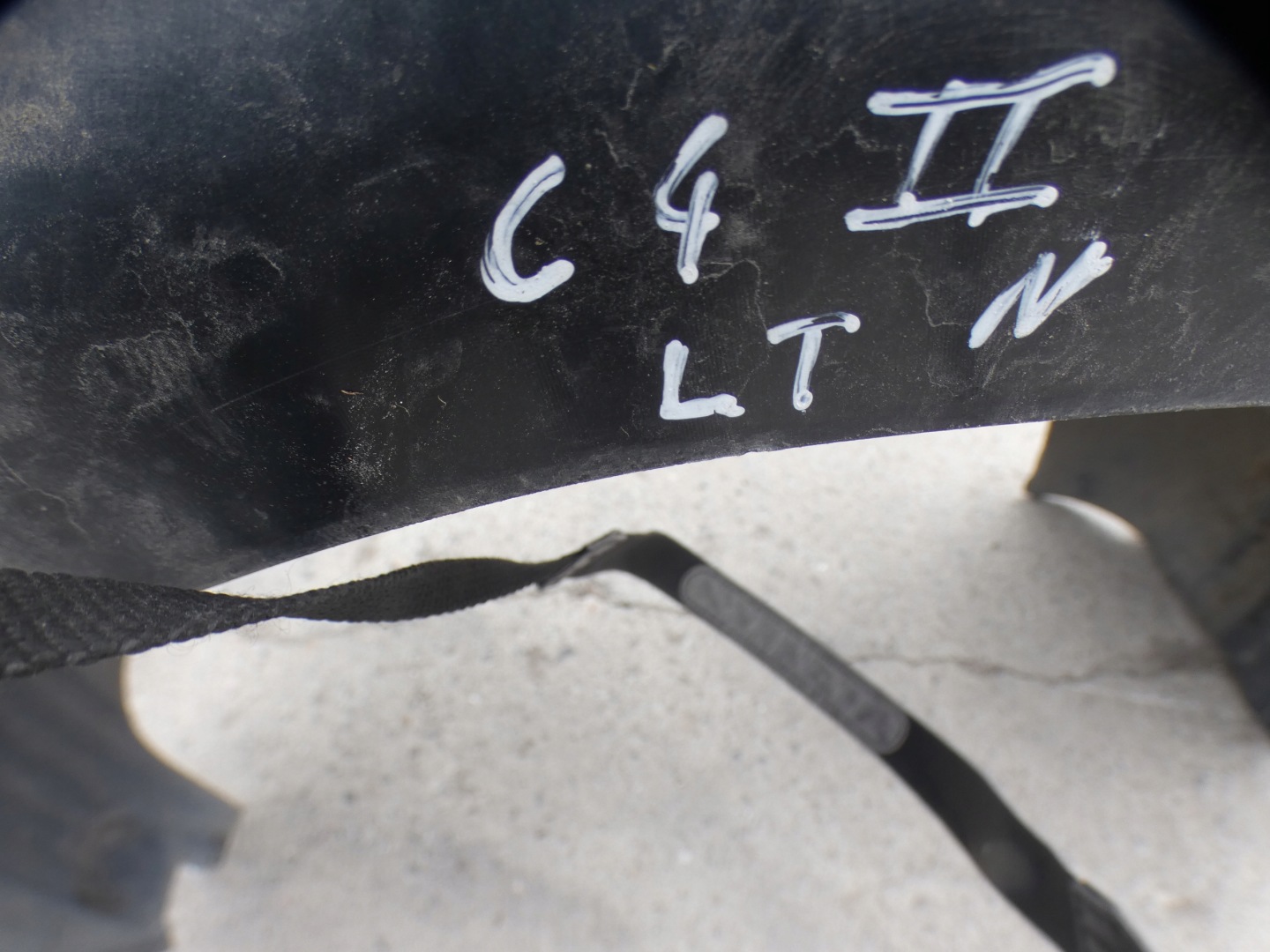 mudguard CITROEN C4 B7 II right left 9687462780 rear. rear part 2010