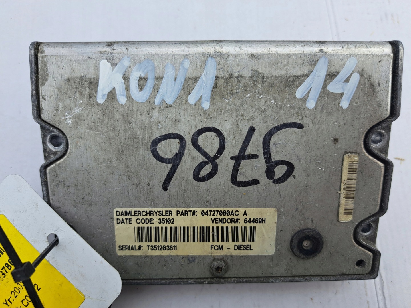 CHRYSLER VOYAGER computer ECU control unit of the engine 04727080AC 64469H