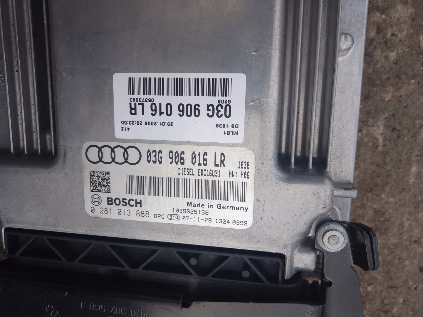 COMPUTER MOTORE AUDI A4 B7 2.0 TDI 03G906016LR