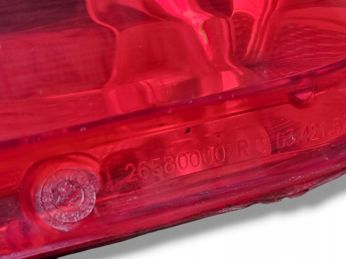 light rear part fog lights right side Renault Scenic 3 facelift 2012