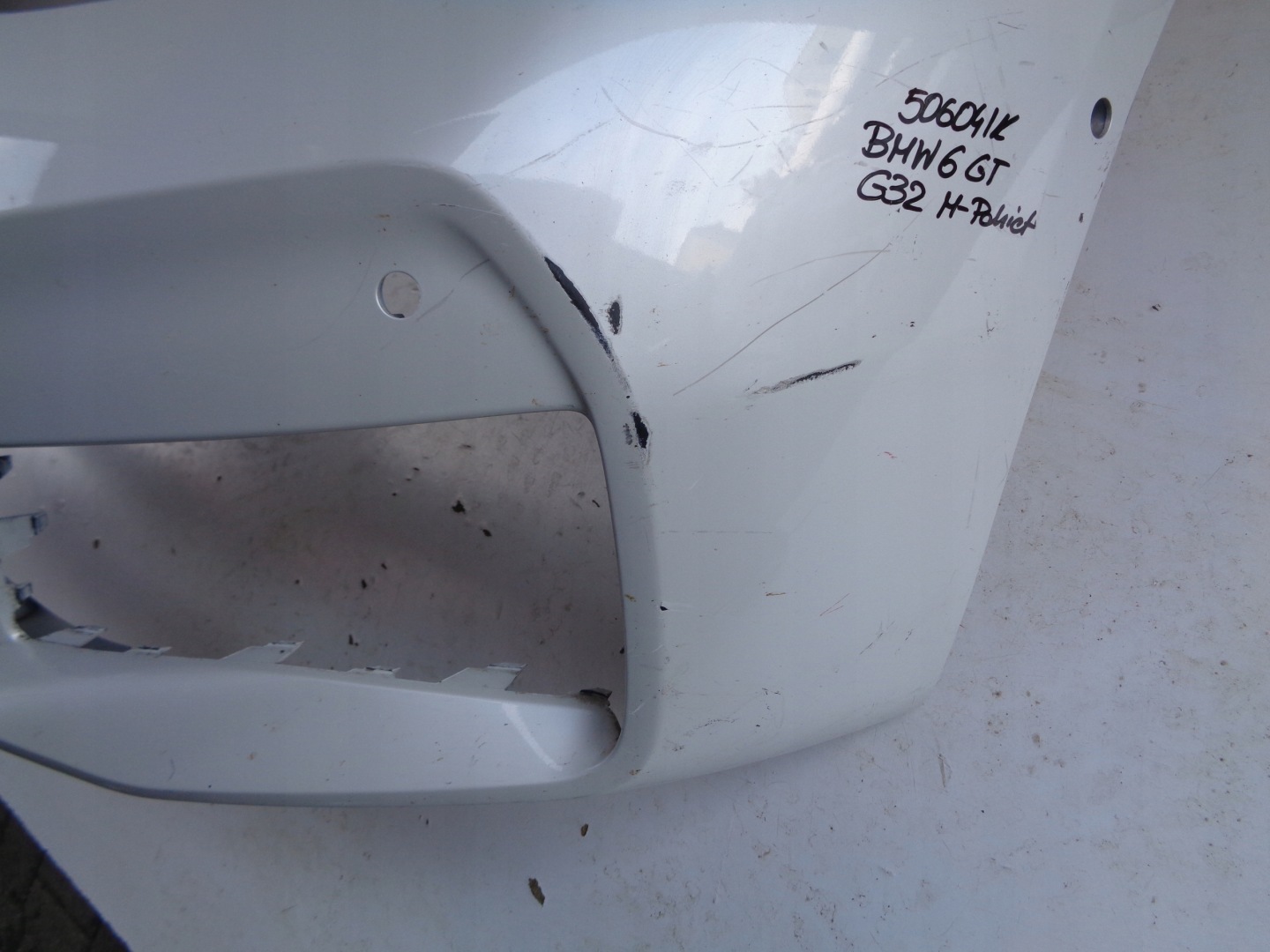 front bumper BMW 6 GT G32 m-packet NR 50604