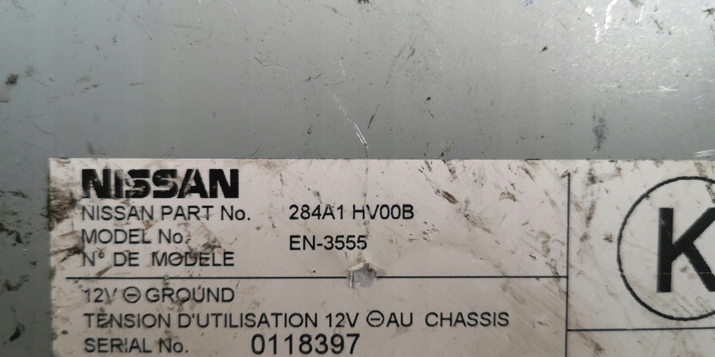 modulo KAMERY parcheggio NISSAN QASHQAI 284A1 HV00B