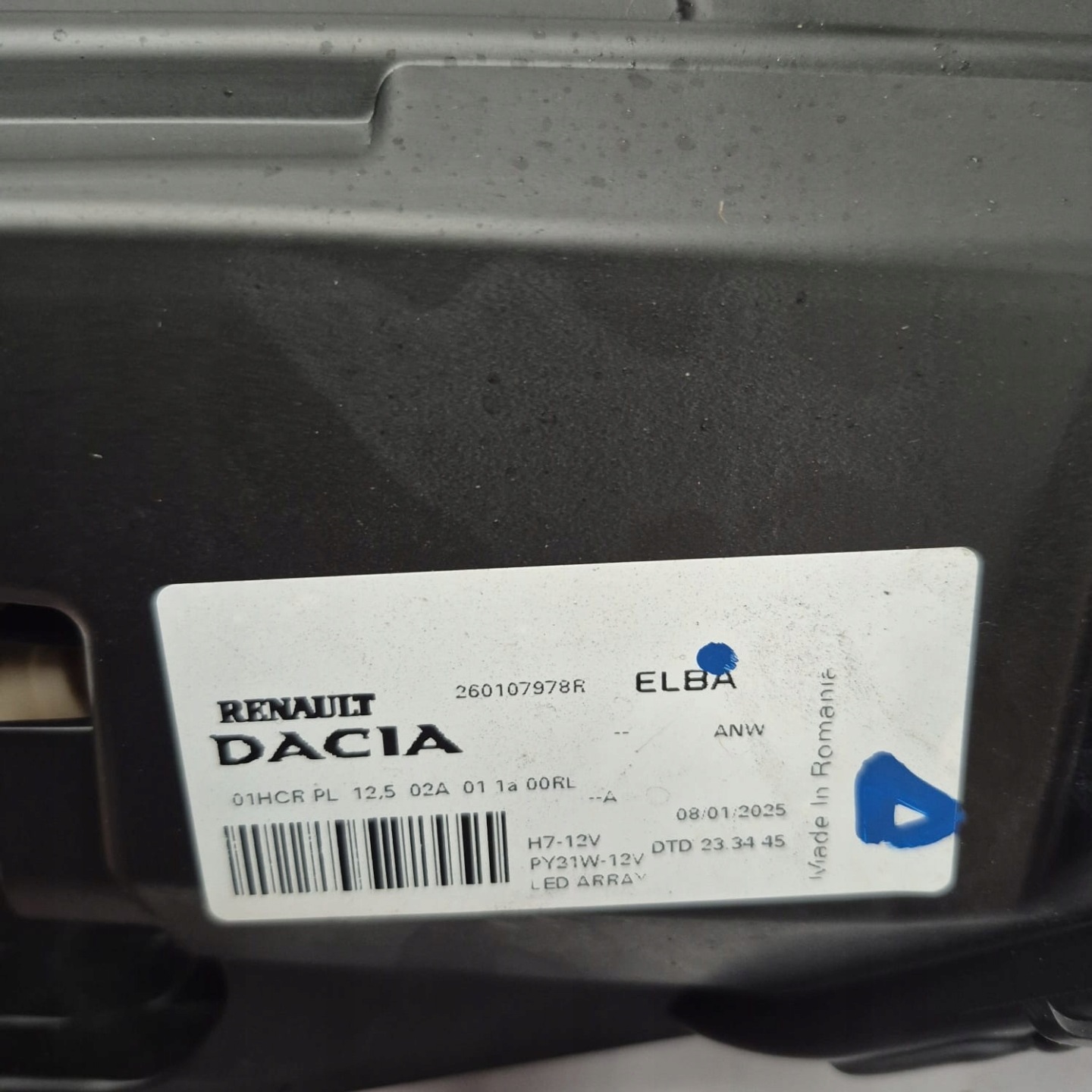 DACIA SANDERO III 20- FULL LED light right front front 260107978R
