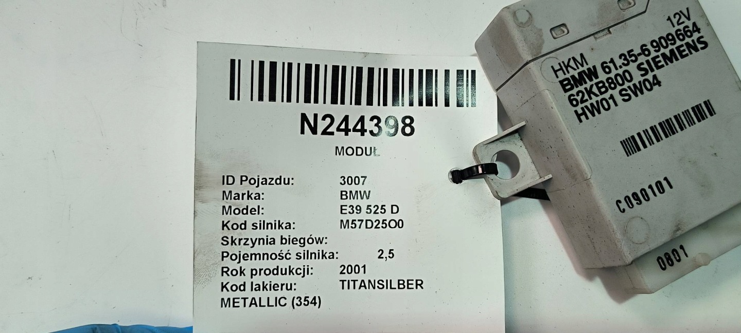 modulo EWS 61.35-6909664 BMW E39 525 D