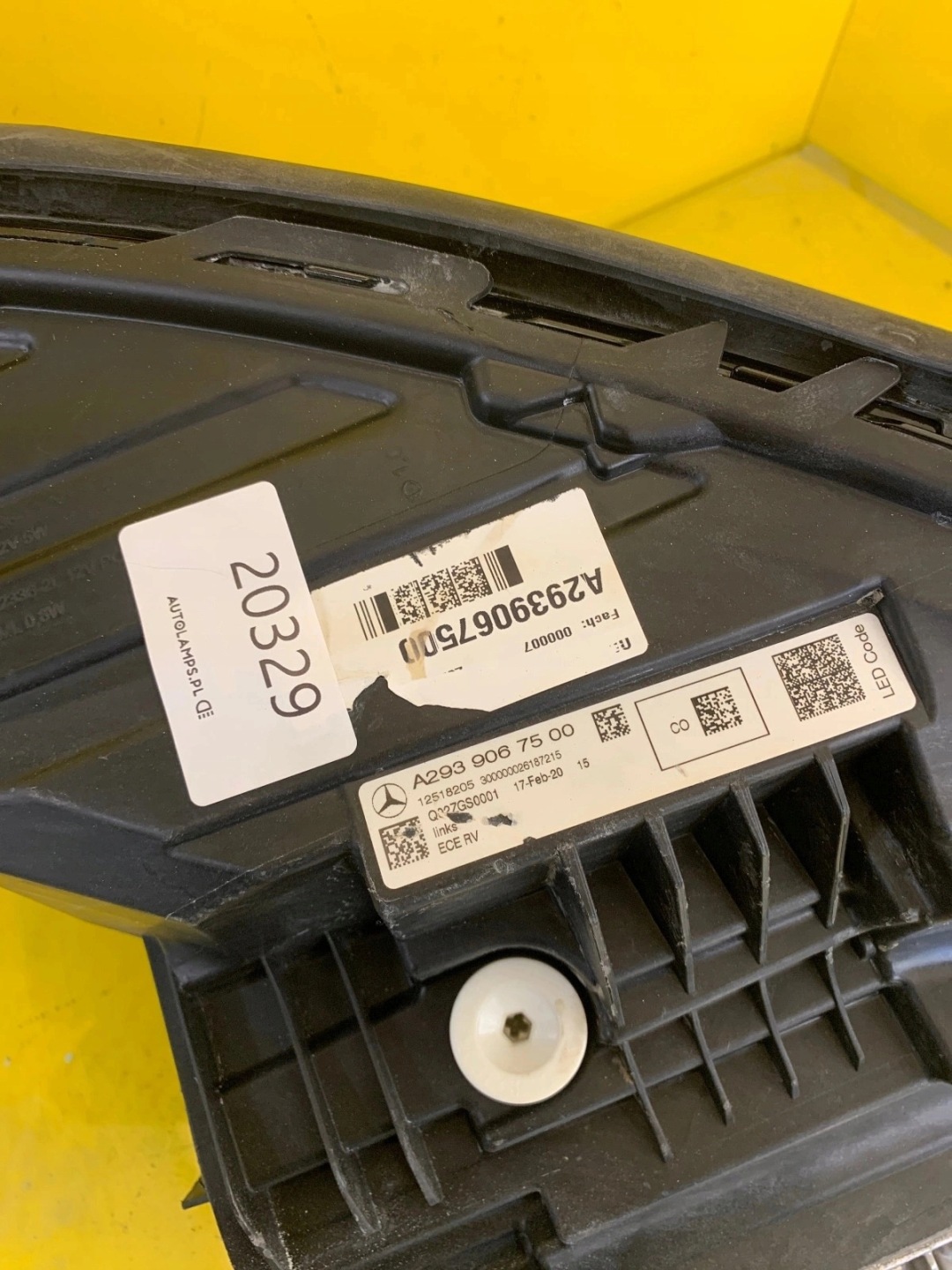 light left W293 Mercedes EQC 293 Full Led A2939067500