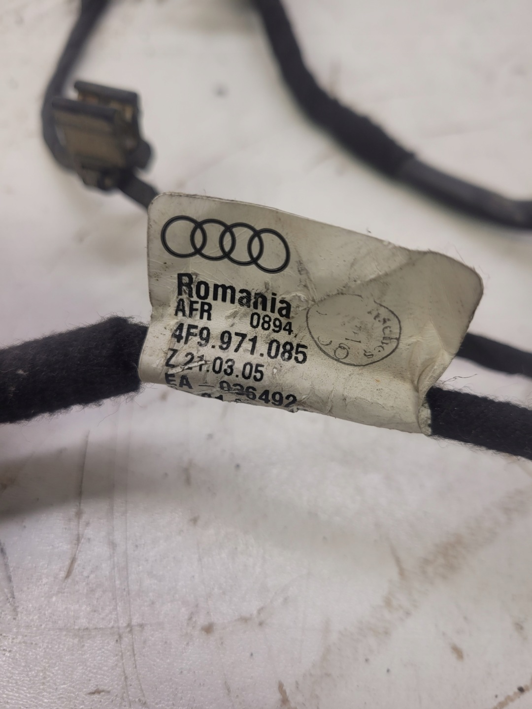 bundle PDC rear part AUDI A6 C6 LIFT 4F9971085