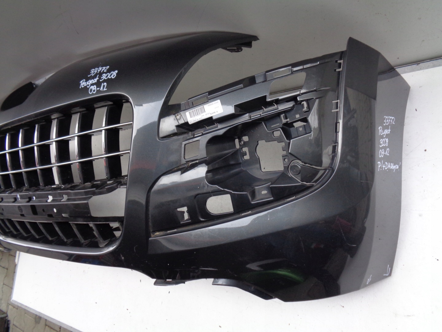 front bumper PEUGEOT 3008 09-12 NR 33772