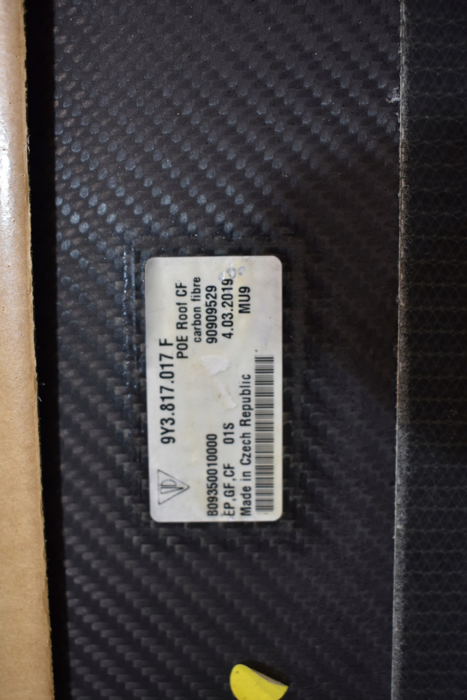IDEALNY dach CARBON PORSCHE CAYENNE COUPE 9Y3 1