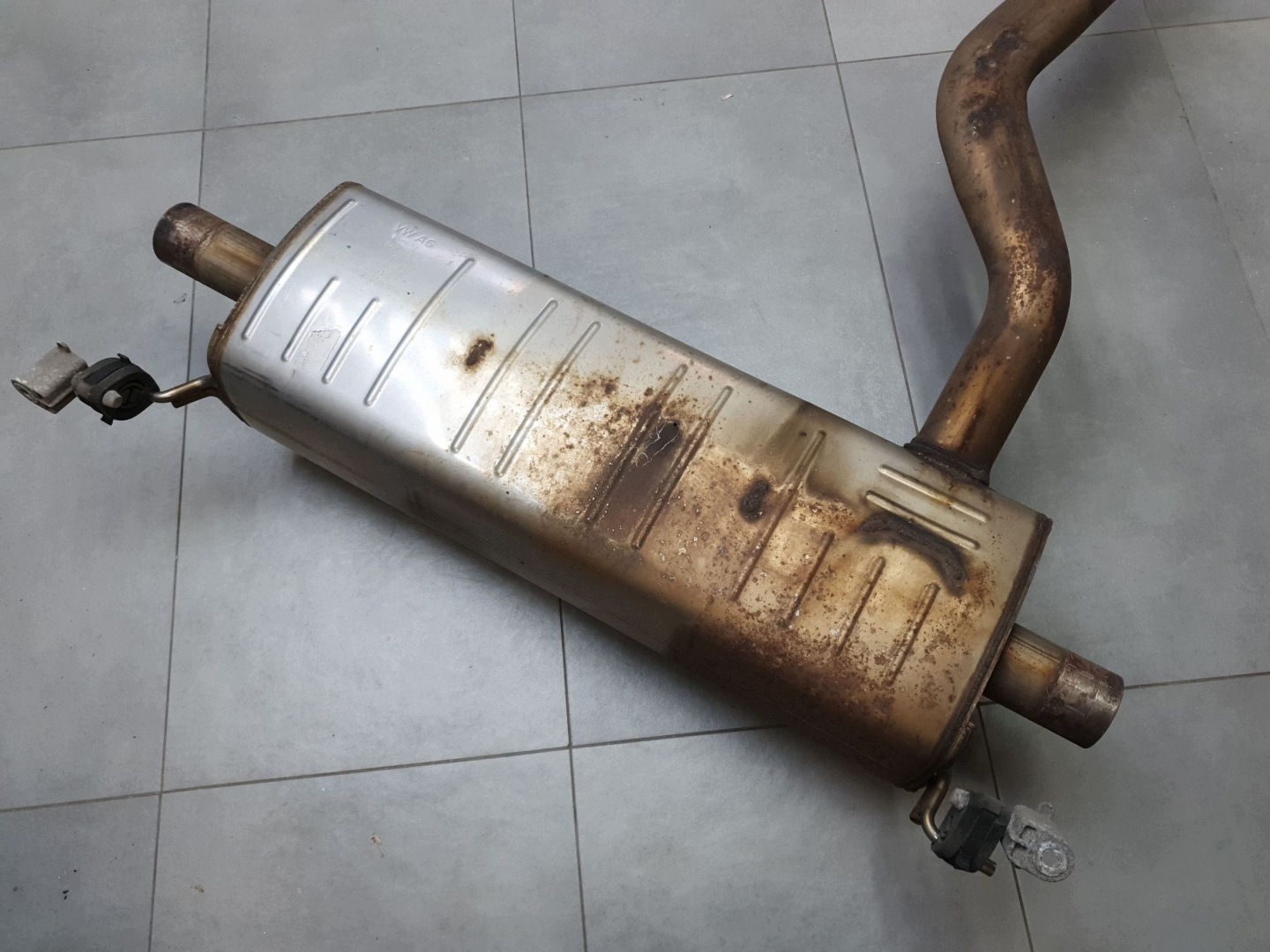 Audi Q7 4M exhaust silencer 4M0253611M