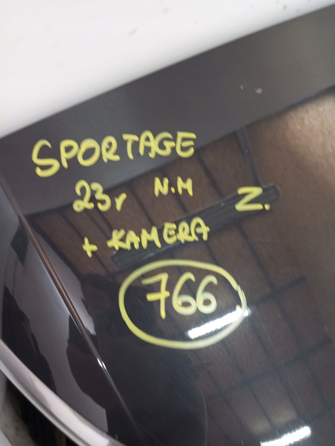 boot doors Kia Sportage V 23R KAMERA