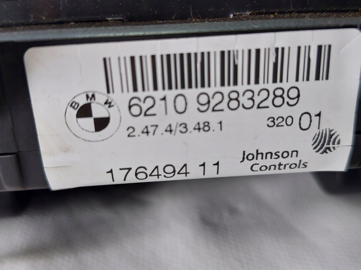 dials clock BMW 1 F20 2.0 TD 2012r 62109283289