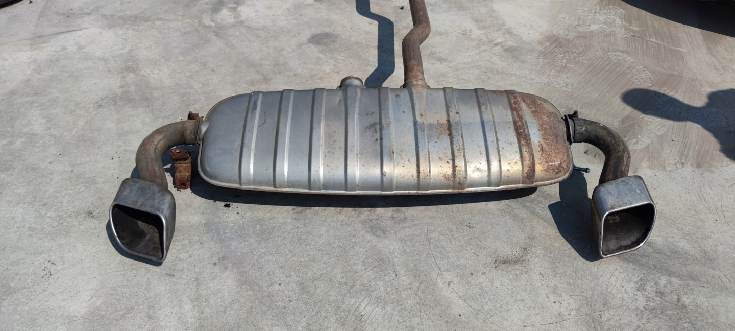muffler, exhaust KOMPLET AUDI Q7 4L 3.0 TDI