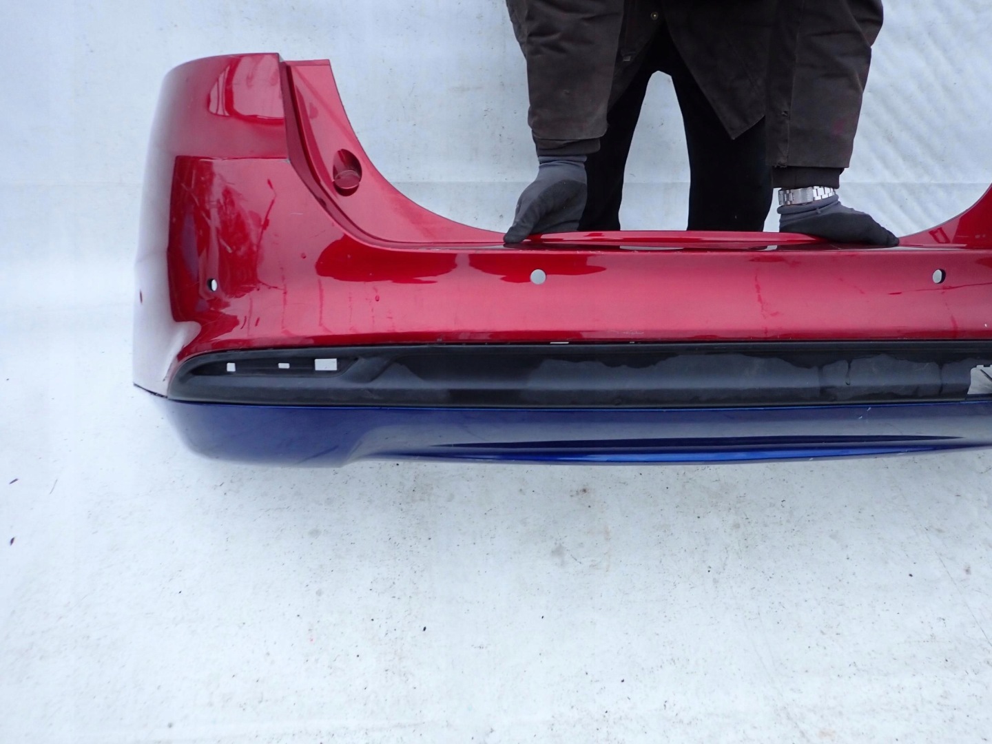 FORD MONDEO V MK5 sedan HB 14- bumper rear part 6XPDC