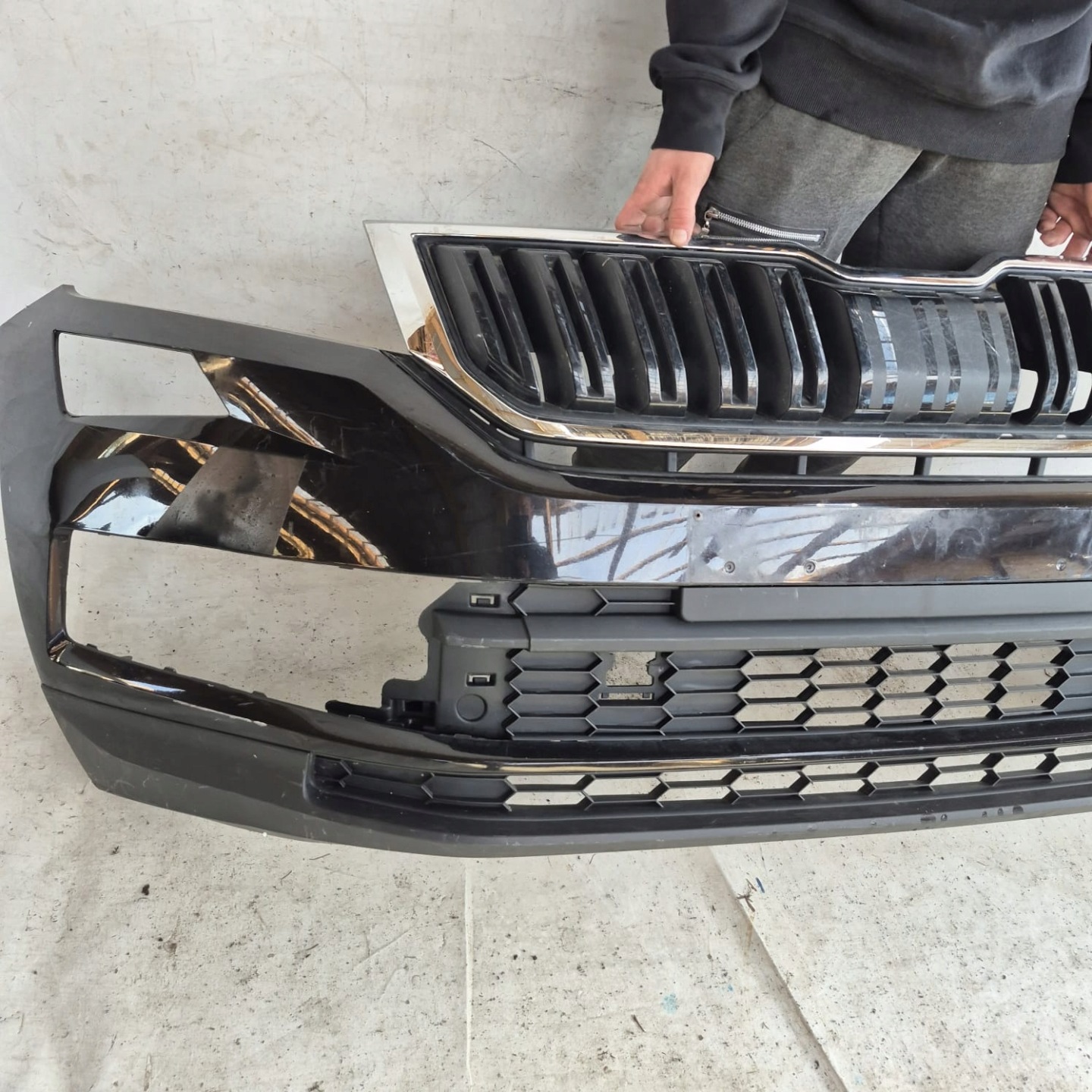 SKODA KODIAQ and 1 16-21 bumper front front
