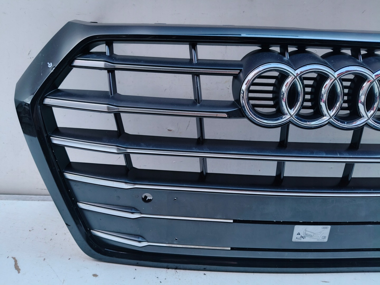 front PREKLADgrill AUDI Q5 II 80A 16-20 S-LINE black