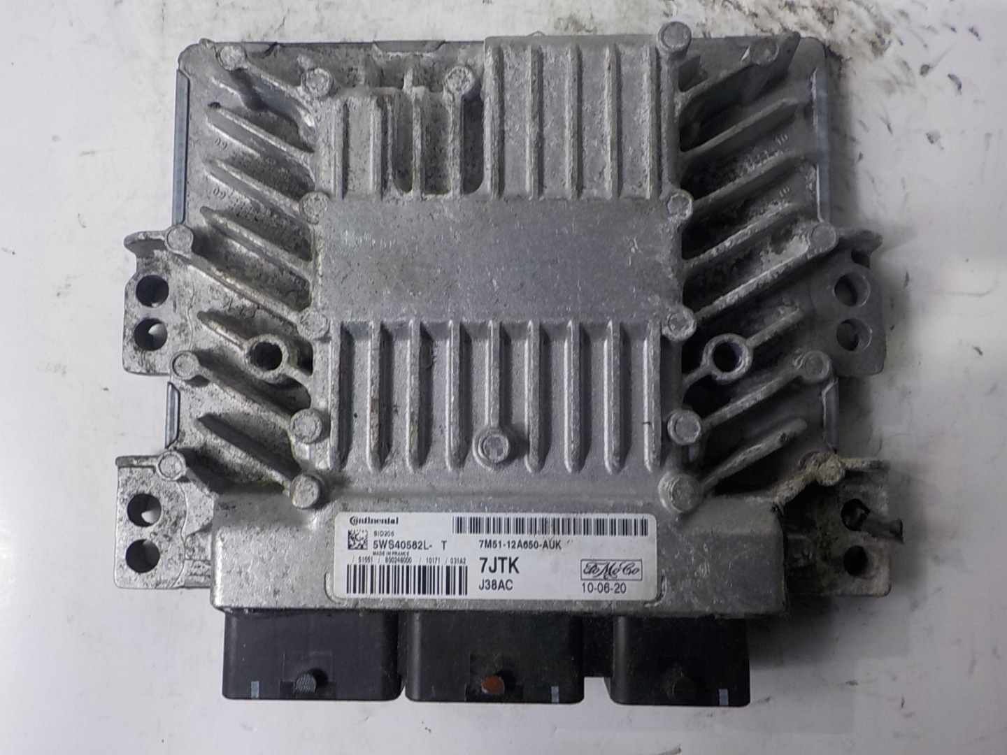 FORD C-MAX Computer Bedienteil 7M51-12A650-AUK 5WS40582L-T 7JTK