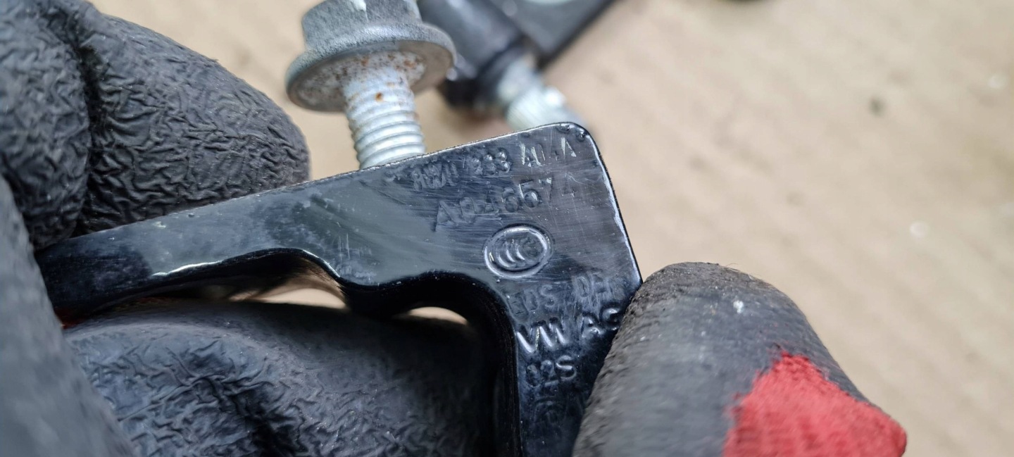 A4 B9 8W S4 hinge hinges door right right rear part KOMPLET LY9B